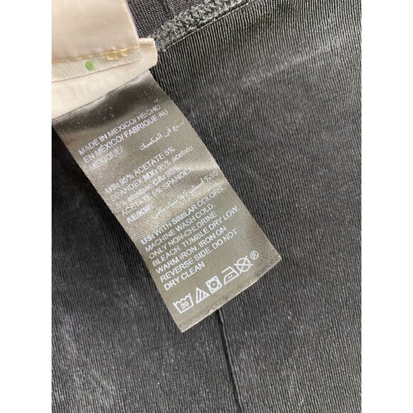 Chico's Travelers Black Slinky Pull on Pants Women 6 Knit Career Neutral Stretch - Picture 6 of 13